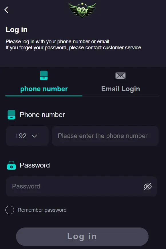 92r game register